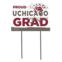 UChicago Maroons 18'' x 24'' Grad Yard Sign