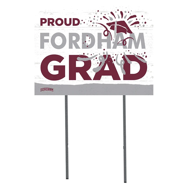Fordham Rams 18'' x 24'' Grad Yard Sign