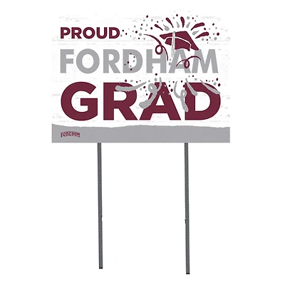 Fordham Rams 18'' x 24'' Grad Yard Sign