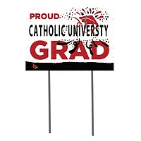 Catholic University Cardinals 18'' x 24'' Grad Yard Sign