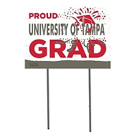 University of Tampa Spartans 18'' x 24'' Grad Yard Sign