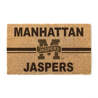 Manhattan Jaspers 18" x 30" Team Logo Doormat