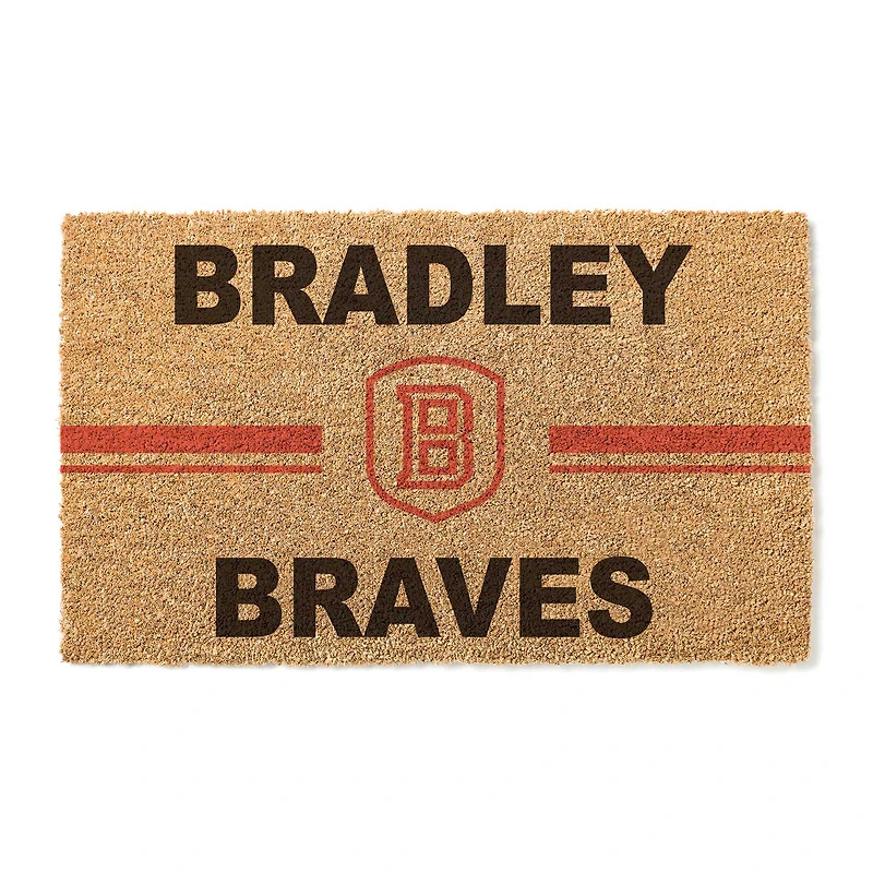 Bradley Braves 18" x 30" Team Logo Doormat