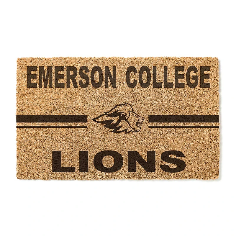 Emerson College Lions 18" x 30" Team Logo Doormat