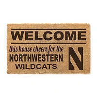 Northwestern Wildcats 18" x 30" Welcome Doormat