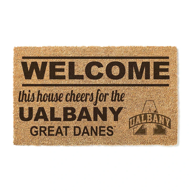 UAlbany Great Danes 18" x 30" Welcome Doormat