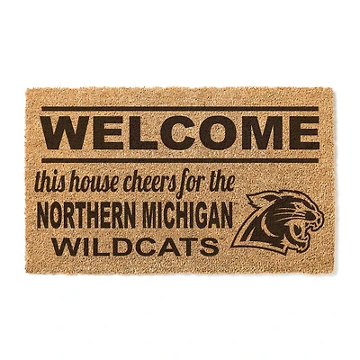 Northern Michigan Wildcats 18" x 30" Welcome Doormat