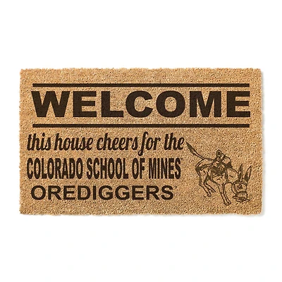 Colorado School of Mines Orediggers 18" x 30" Welcome Doormat