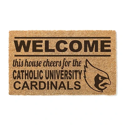 Catholic University Cardinals 18" x 30" Welcome Doormat