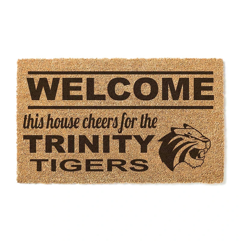 Trinity Tigers 18" x 30" Welcome Doormat