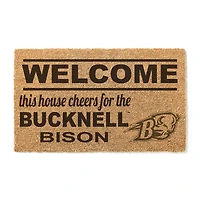 Bucknell Bison 18" x 30" Welcome Doormat