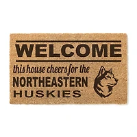 Northeastern Huskies 18" x 30" Welcome Doormat