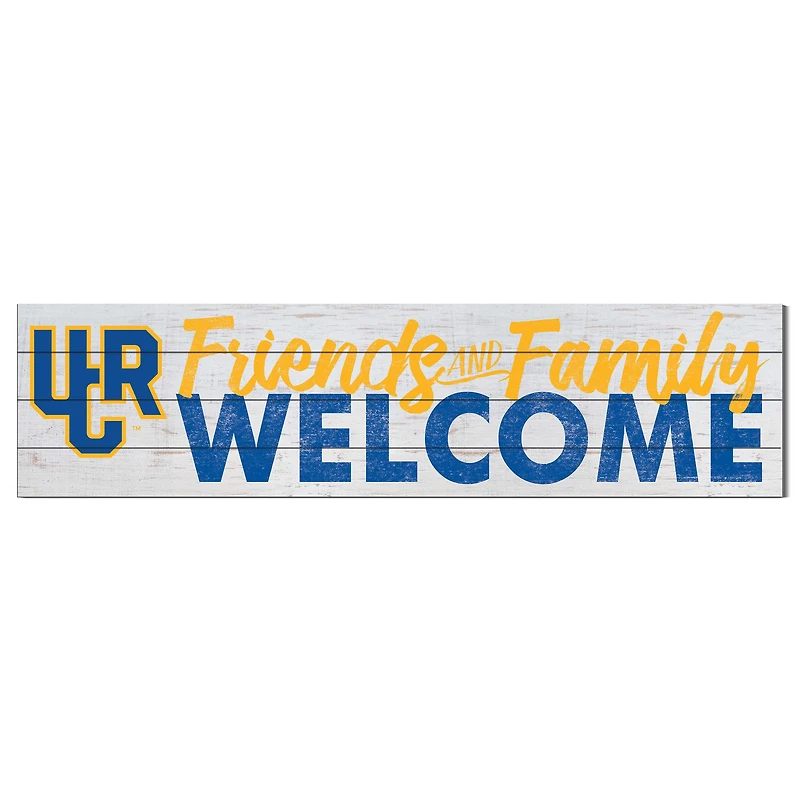 UC Riverside Highlanders 10'' x 40'' Friends & Family Welcome Sign