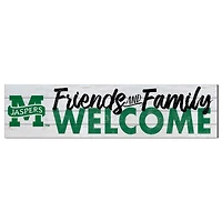 Manhattan Jaspers 10'' x 40'' Friends & Family Welcome Sign