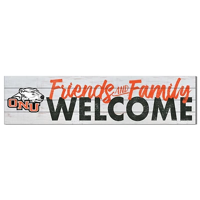 Ohio Northern Polar Bears 10'' x 40'' Friends & Family Welcome Sign