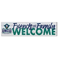 UNC Wilmington Seahawks 10'' x 40'' Friends & Family Welcome Sign