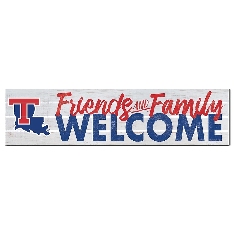 Louisiana Tech Bulldogs 10'' x 40'' Friends & Family Welcome Sign