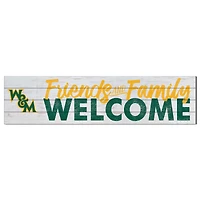 William & Mary Tribe 10'' x 40'' Friends & Family Welcome Sign