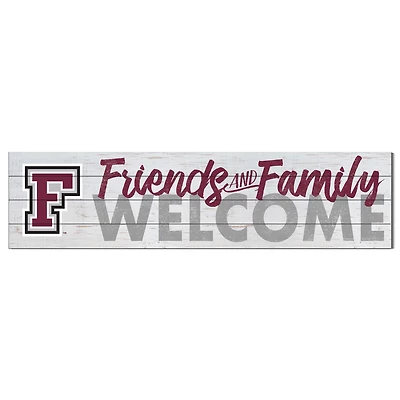 Fordham Rams 10'' x 40'' Friends & Family Welcome Sign