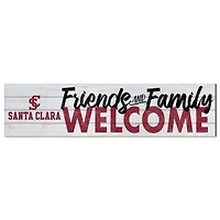 Santa Clara Broncos 10'' x 40'' Friends & Family Welcome Sign