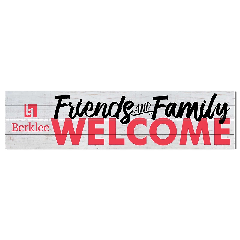 Berklee College of Music 10'' x 40'' Friends & Family Welcome Sign