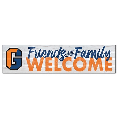 Gettysburg Bullets 10'' x 40'' Friends & Family Welcome Sign