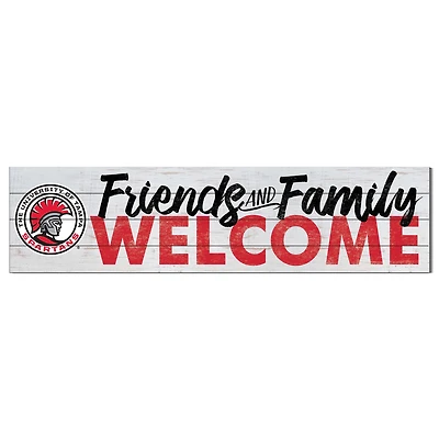 University of Tampa Spartans 10'' x 40'' Friends & Family Welcome Sign