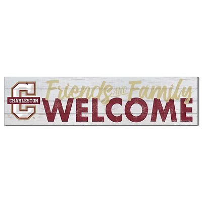 Charleston Cougars 10'' x 40'' Friends & Family Welcome Sign