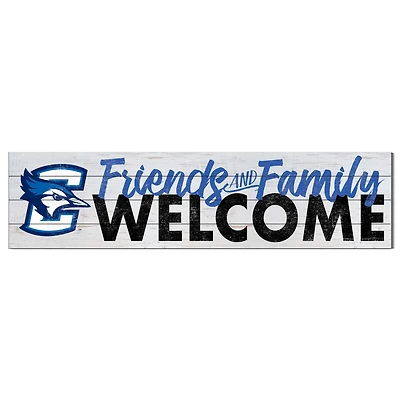 Creighton Bluejays 10'' x 40'' Friends & Family Welcome Sign
