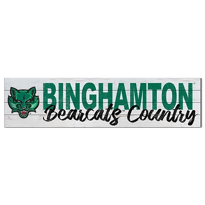 Binghamton Bearcats 40'' x 10'' Logo Sign