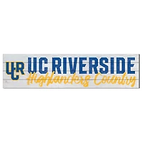 UC Riverside Highlanders 40'' x 10'' Logo Sign