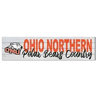 Ohio Northern Polar Bears 40'' x 10'' Logo Sign