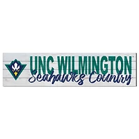 UNC Wilmington Seahawks 40'' x 10'' Logo Sign