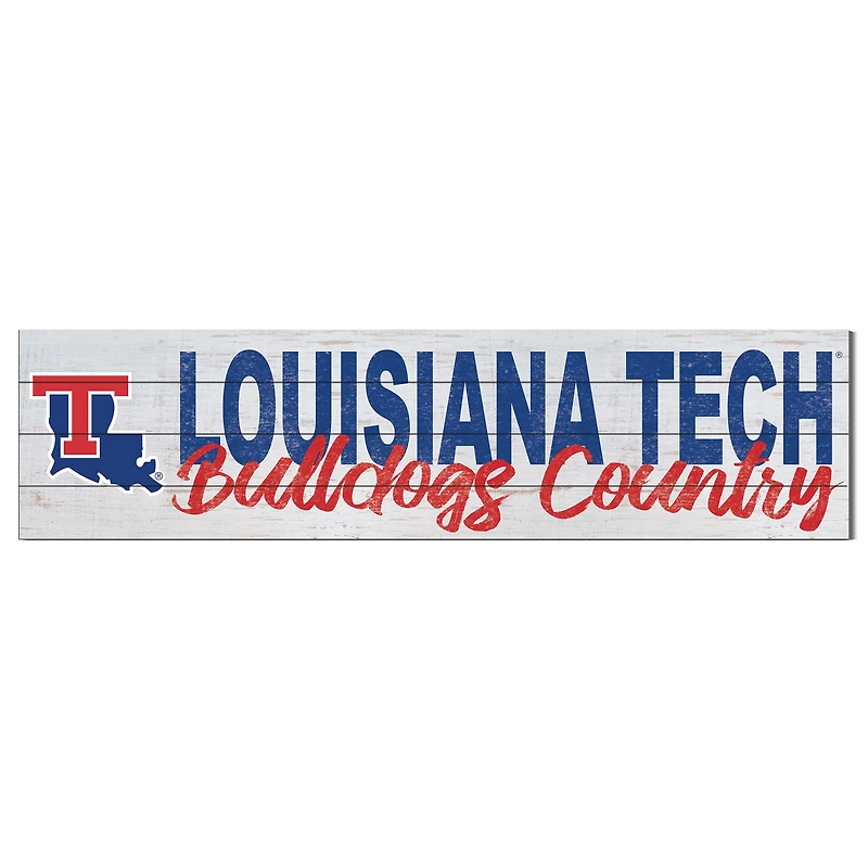 Louisiana Tech Bulldogs 40'' x 10'' Logo Sign
