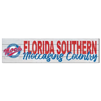 Florida Southern Moccasins 40'' x 10'' Logo Sign