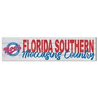 Florida Southern Moccasins 40'' x 10'' Logo Sign