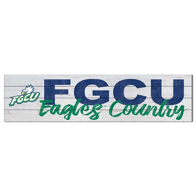Florida Gulf Coast Eagles 40'' x 10'' Logo Sign