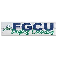 Florida Gulf Coast Eagles 40'' x 10'' Logo Sign