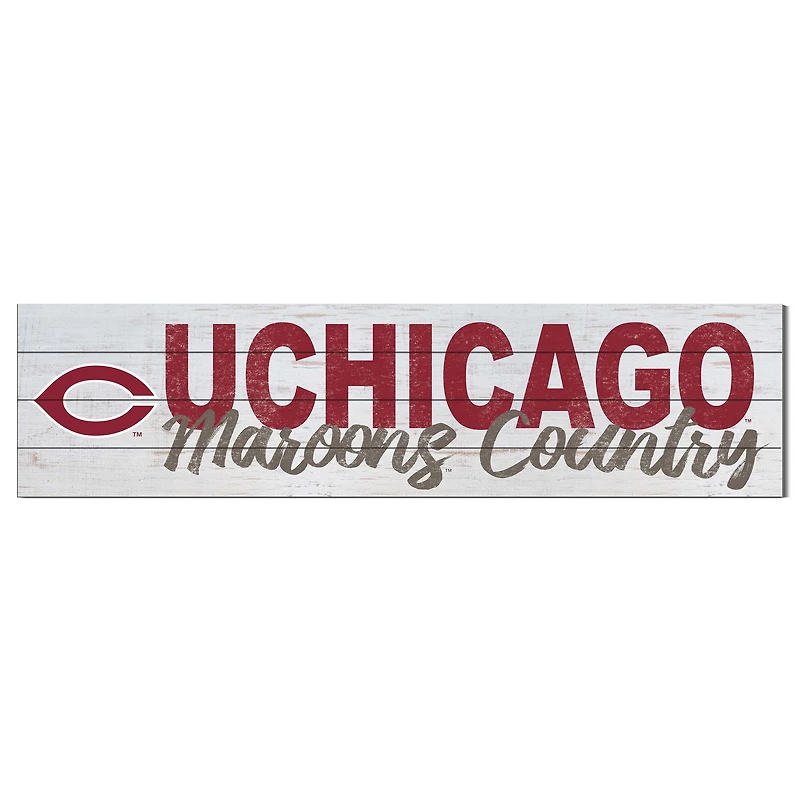 UChicago Maroons 40'' x 10'' Logo Sign