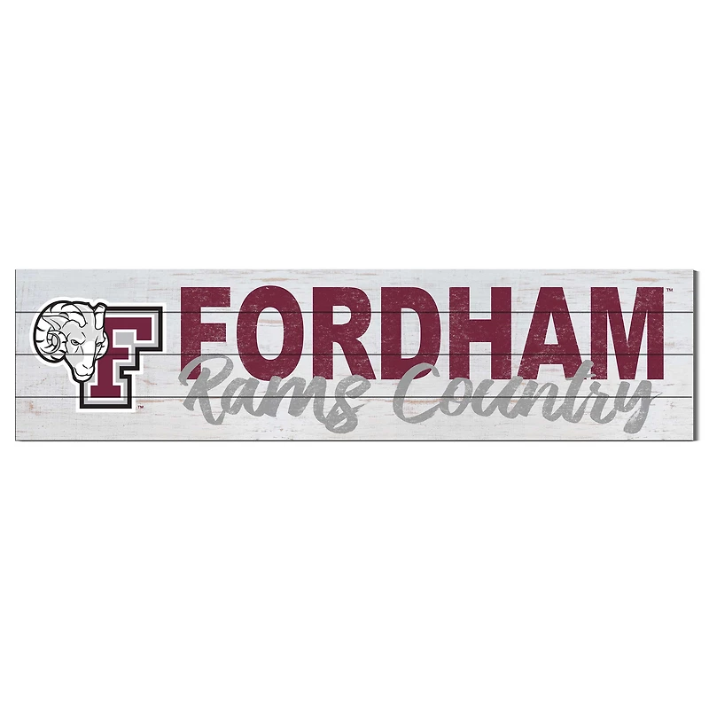 Fordham Rams 40'' x 10'' Logo Sign