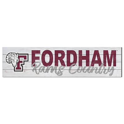 Fordham Rams 40'' x 10'' Logo Sign