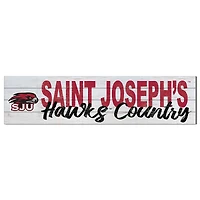 Saint Joseph's Hawks 40'' x 10'' Logo Sign