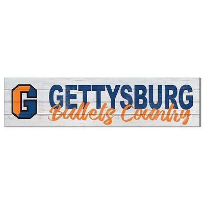 Gettysburg Bullets 40'' x 10'' Logo Sign