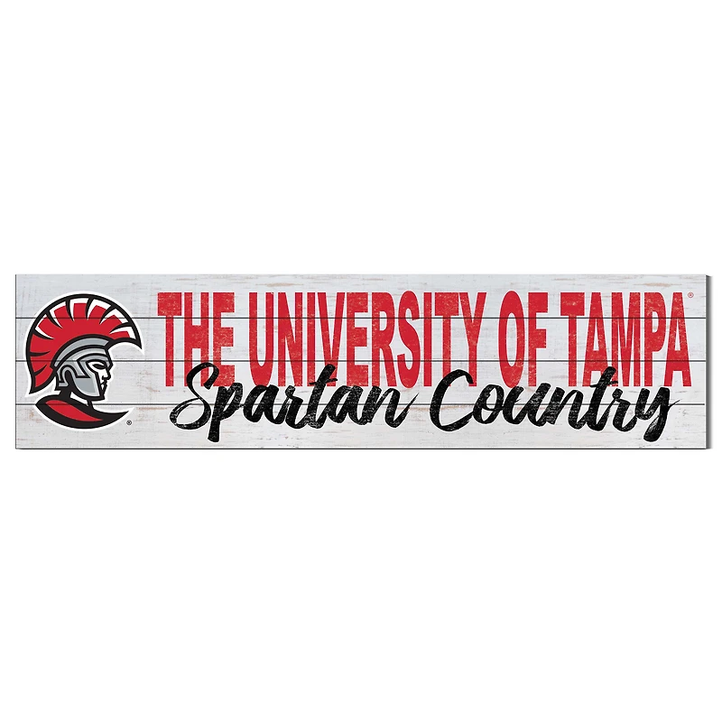 University of Tampa Spartans 40'' x 10'' Logo Sign