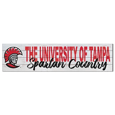 University of Tampa Spartans 40'' x 10'' Logo Sign