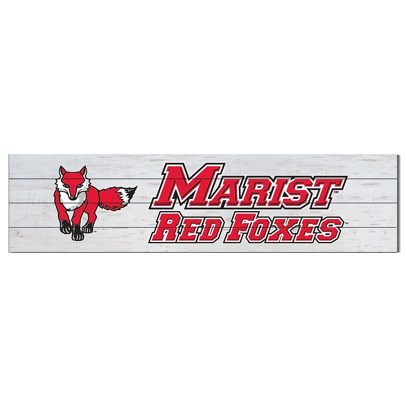 Marist Red Foxes 40'' x 10'' Logo Sign