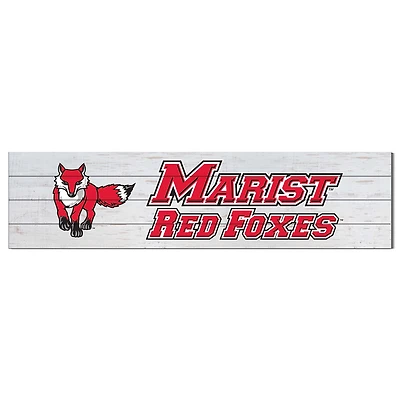 Marist Red Foxes 40'' x 10'' Logo Sign