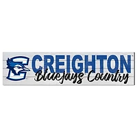 Creighton Bluejays 40'' x 10'' Logo Sign