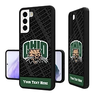 Ohio Bobcats Galaxy Endzone Personalized Bump Case
