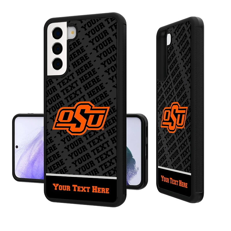 Oklahoma State Cowboys Galaxy Endzone Personalized Bump Case